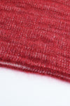 SWAYING/KNIT V-neck floating jumper SW24RE1T05 red